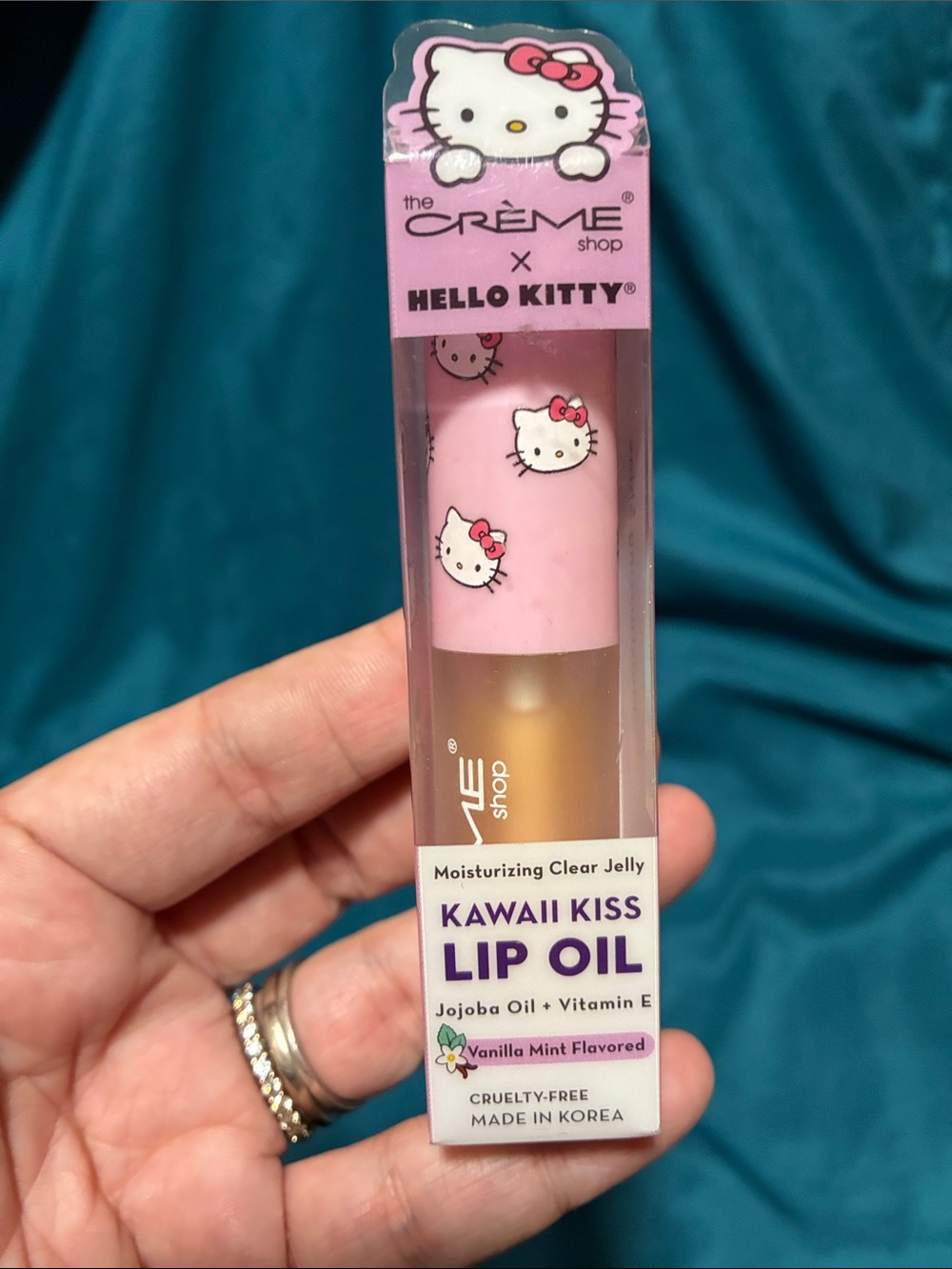 The Crème Shop x Hello Kitty Kawaii Kiss Lip Oil Duo - Vanilla Mint & Apple - Picture 2 of 9